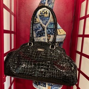 ❣️SALE❣️Rare Cole Haan Designer Satchel Black Croc